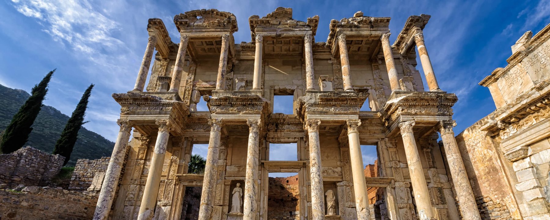 The Library of Celsus in Ephesus, Anatolia